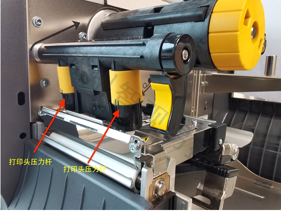 Print head pressure rod diagram